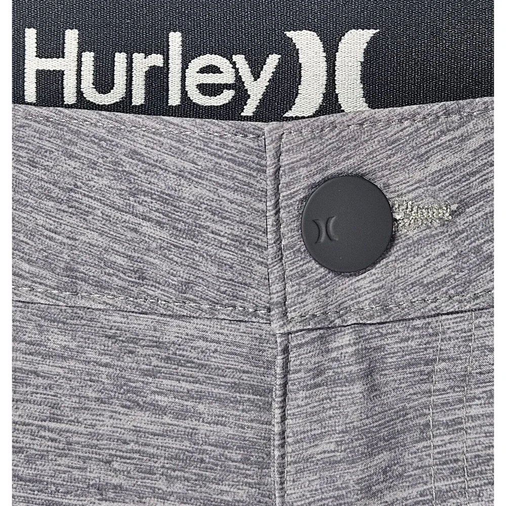 Hurley Walkshorts Men's 28 Gray Hybrid 4-Way Stretch Water Repellent NWT